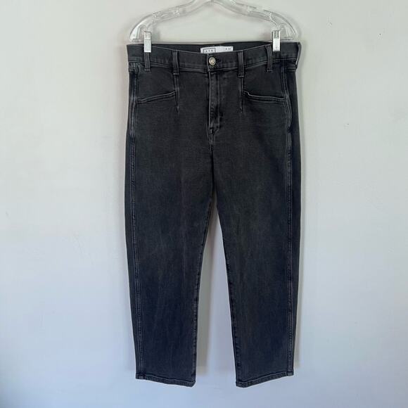 AYR Sz 31 The Beat Barrel Leg Jeans Uni Black Jeans - Picture 2 of 9